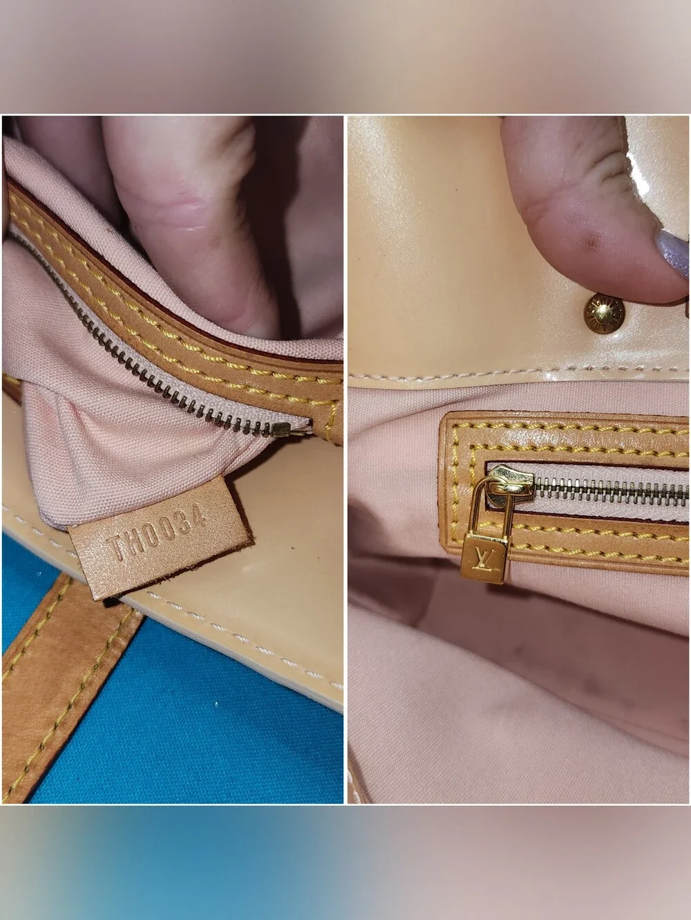 Authentic Louis Vuitton Vernis Reade PM Yellow W/ Dust Bag And Proof Of Purchase